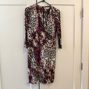 Calvin Klein Faux Wrap Dress